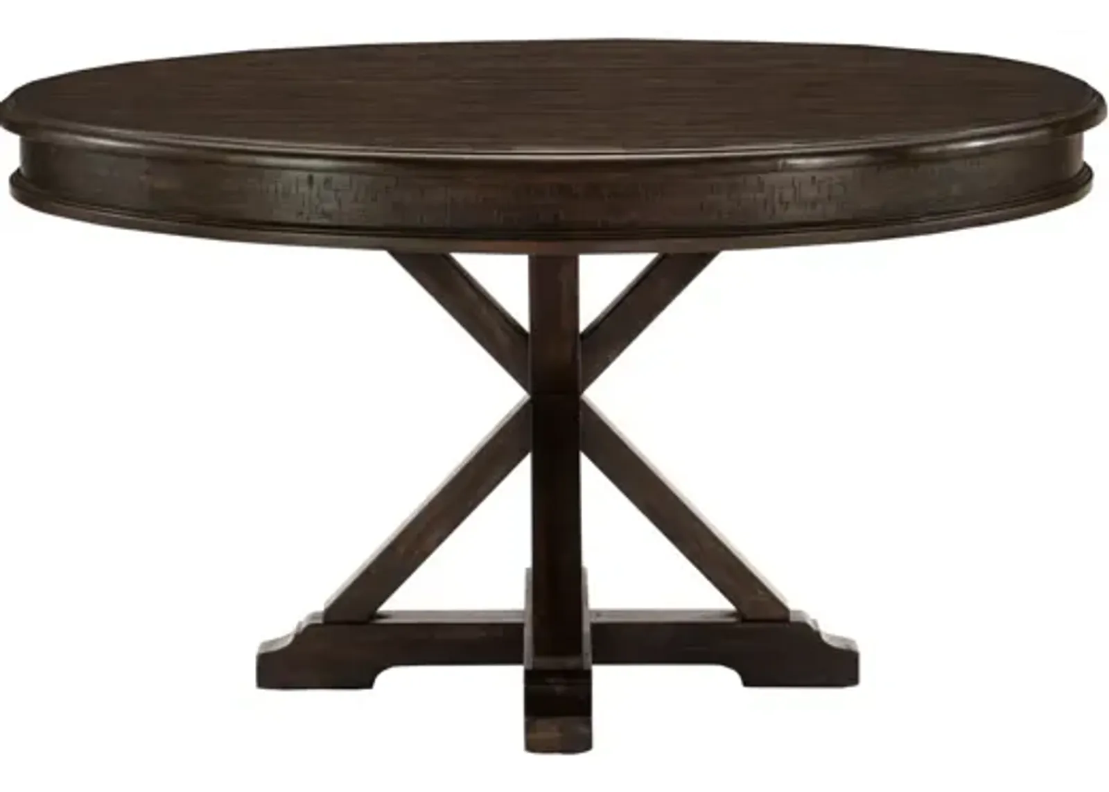 Larkin Dining Round Table in Driftwood Charcoal by Bellanest