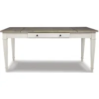 Jonette Dining Table in White/Light Brown by Ashley Express