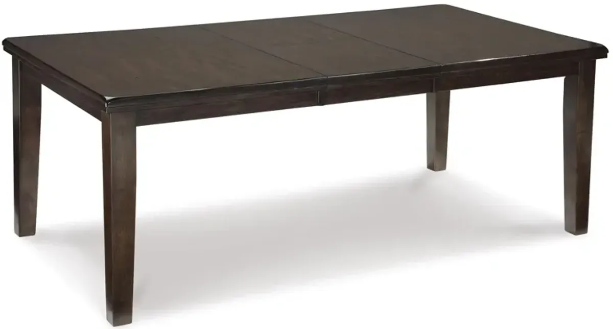 Haddigan Dining Extension Table in Dark Brown by Ashley Furniture