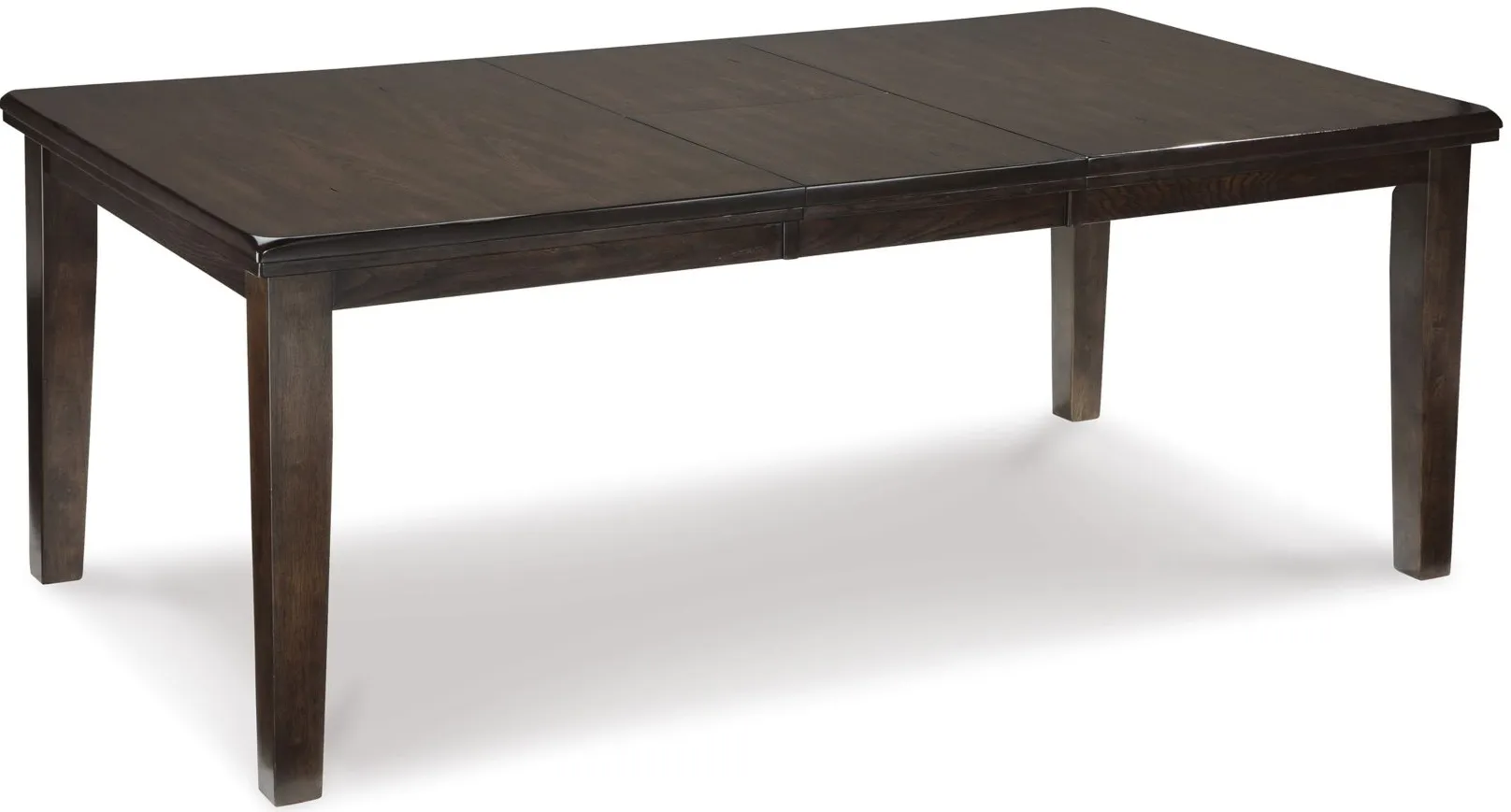 Haddigan Dining Extension Table in Dark Brown by Ashley Furniture