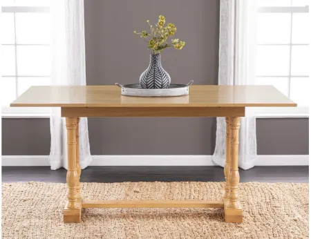 Raphael Farmhouse Folding Table in Natural by SEI Furniture
