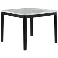 Pascal Counter Height Table in Black;White by Crown Mark
