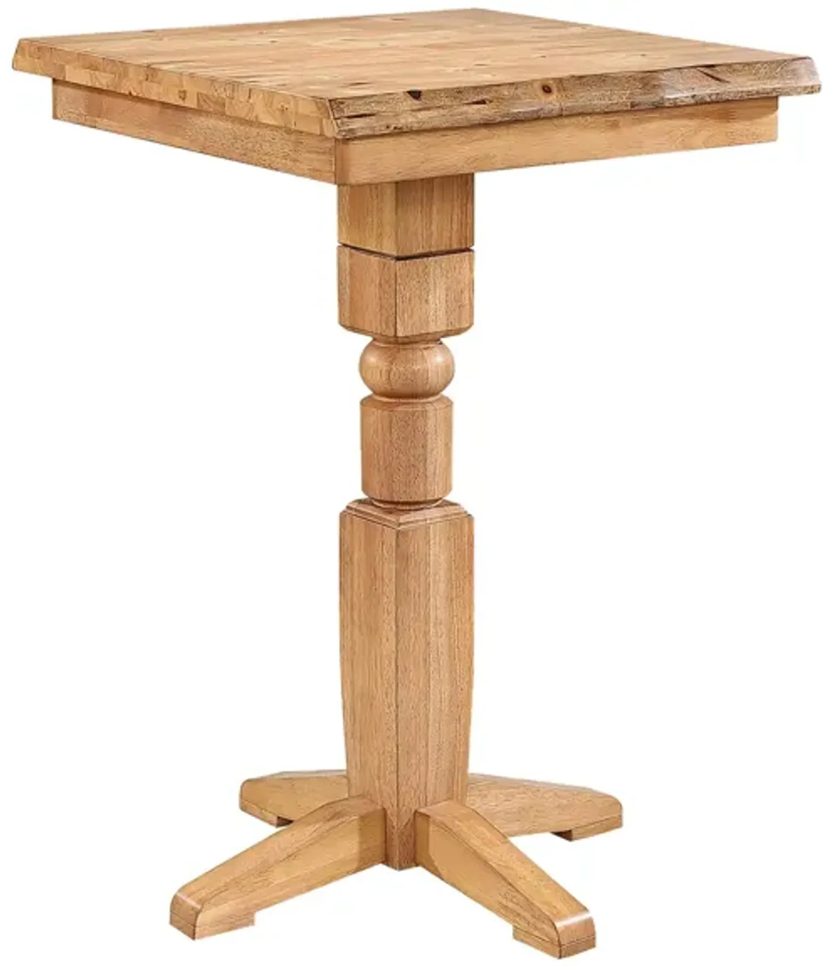 Logans Edge Pub Table in Natural Wood by ECI