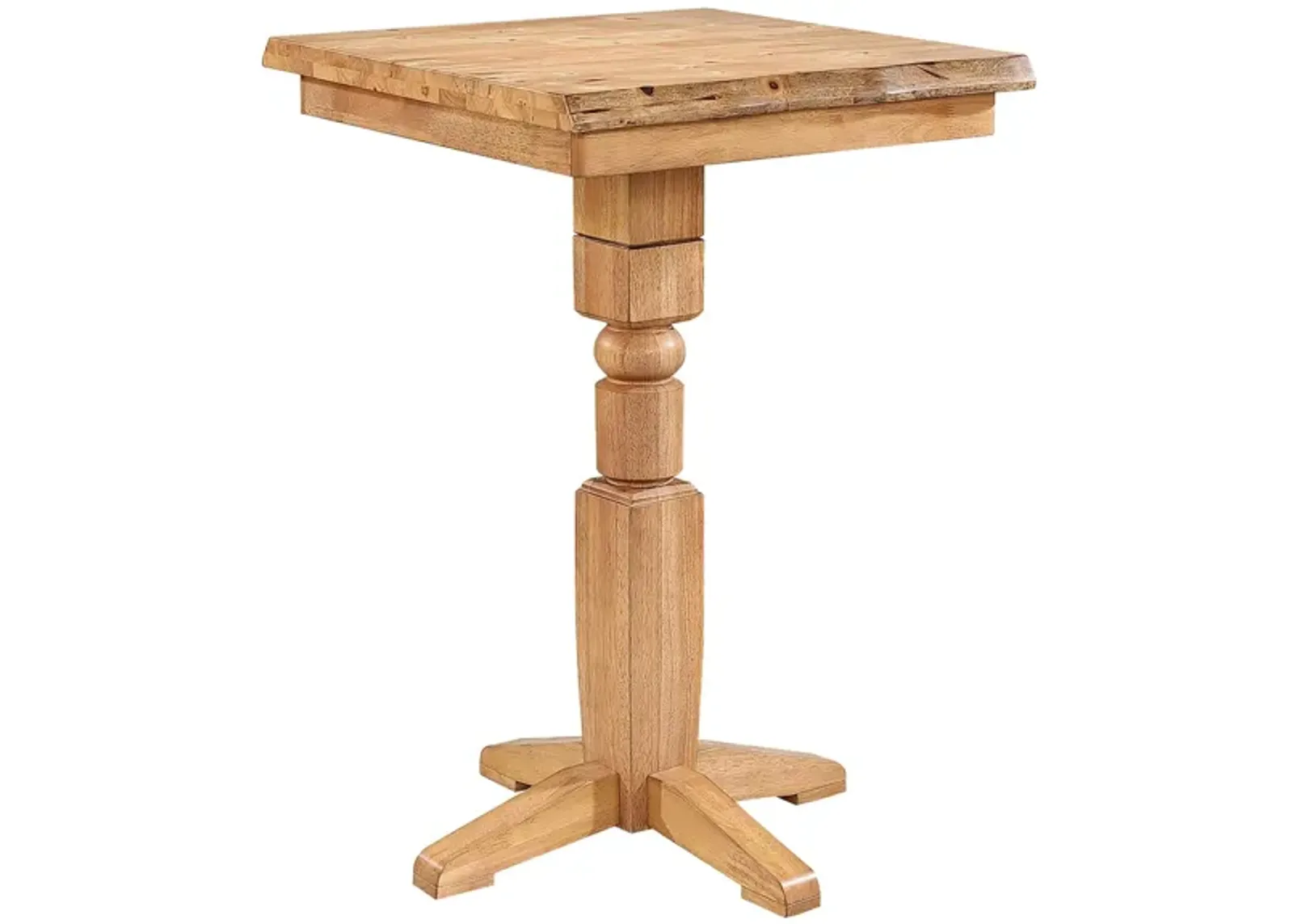 Logans Edge Pub Table in Natural Wood by ECI