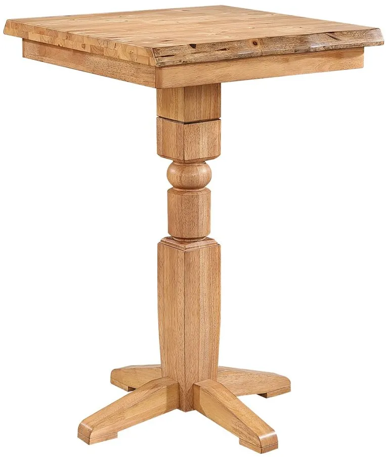 Logans Edge Pub Table in Natural Wood by ECI