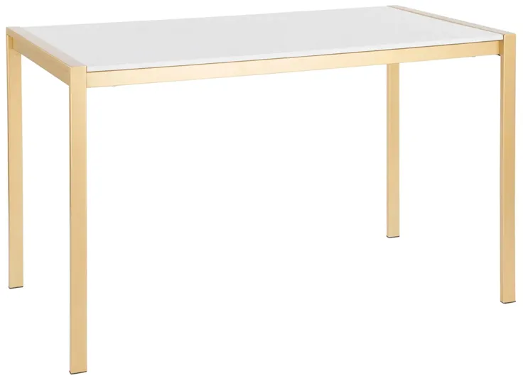 Fuji Dinette Table in White by Lumisource