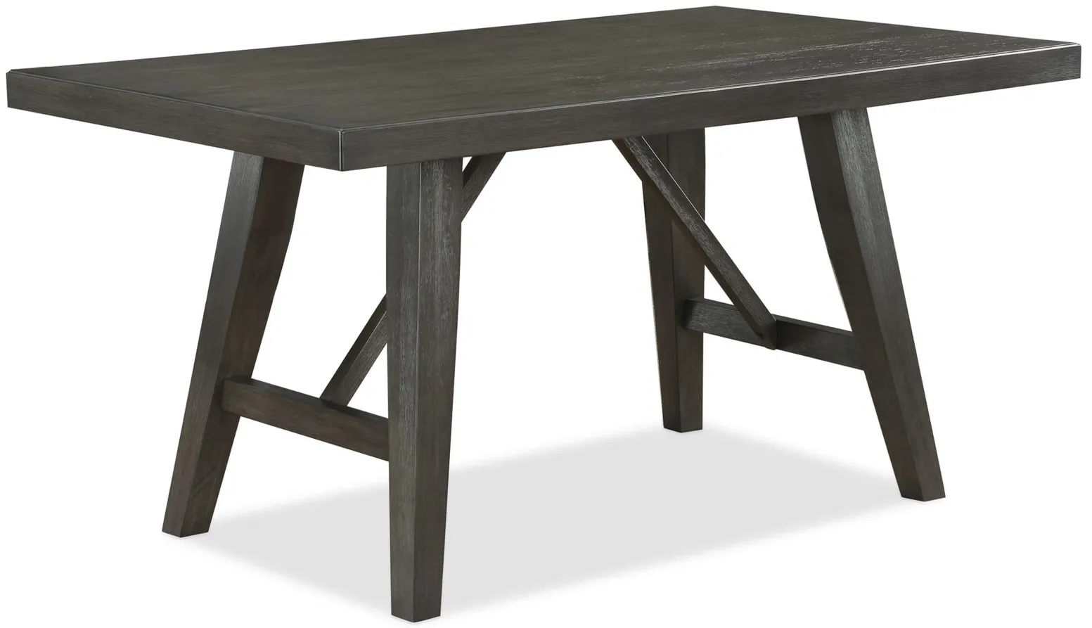 Rufus Counter Height Table in Chalk Grey by Crown Mark