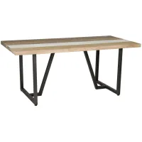 Metro Havana Dining Table in Brown, White by LH Imports Ltd