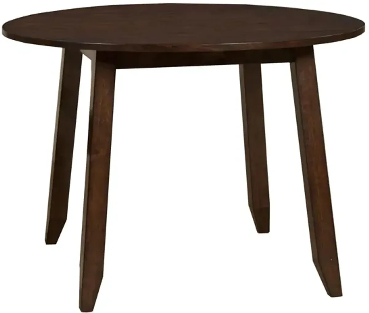 Kona Round Drop Leaf Dining Table in Merlot by Intercon