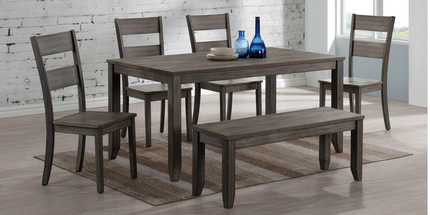 Sean Dining Table in Gray by Crown Mark