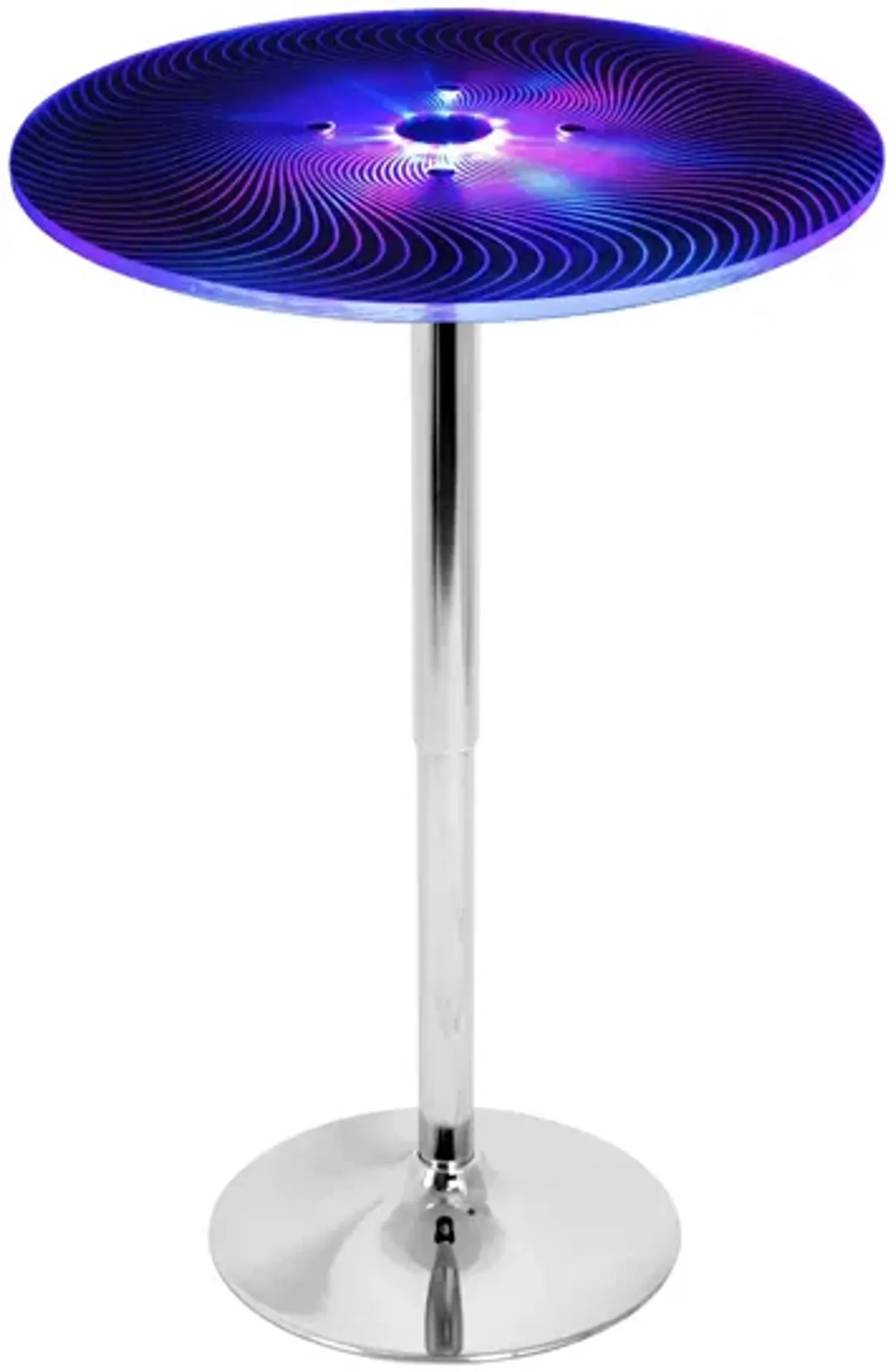 Spyra LED Multi-Colored Bar Table