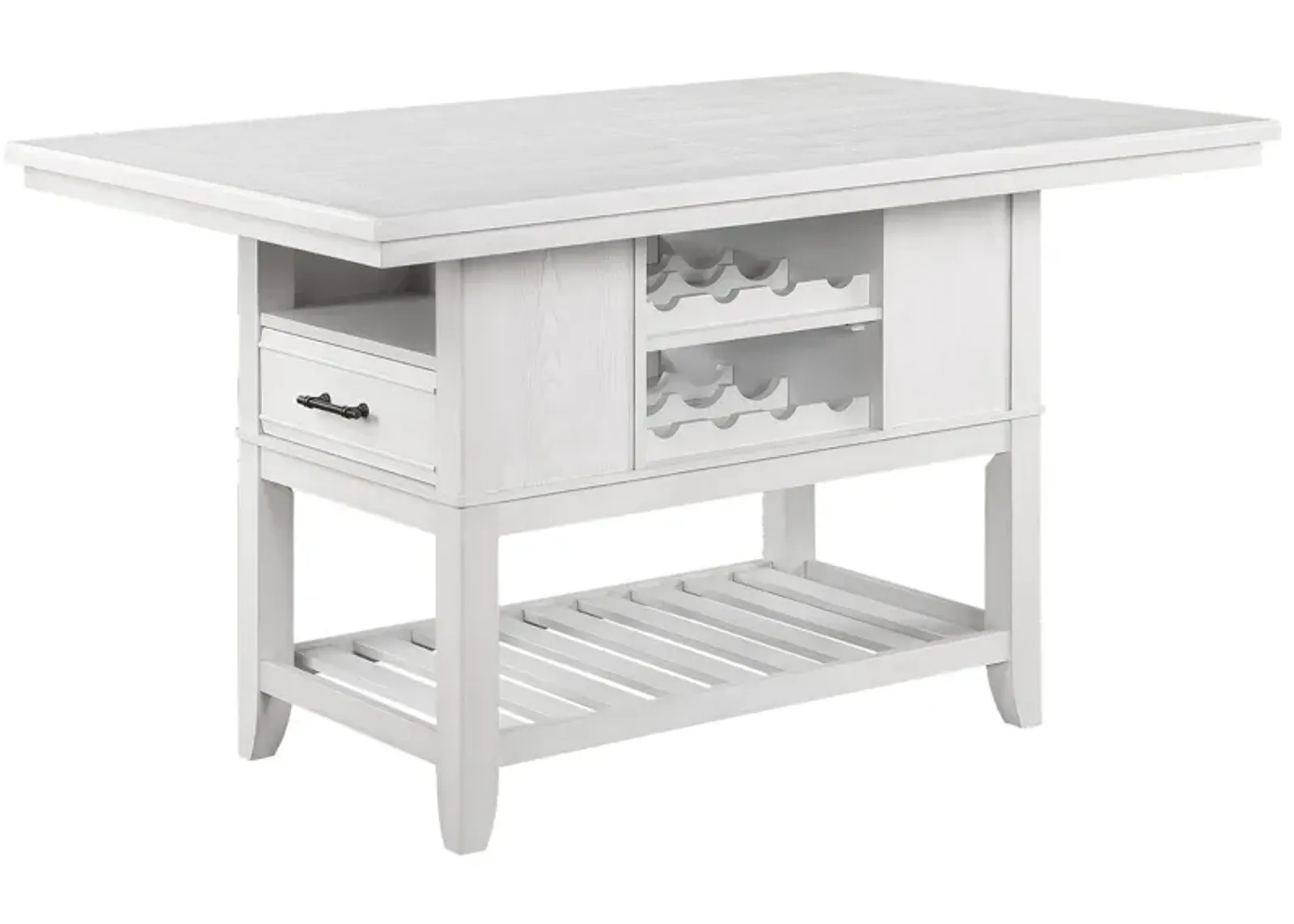 Wendy Counter Height Table in White by Crown Mark