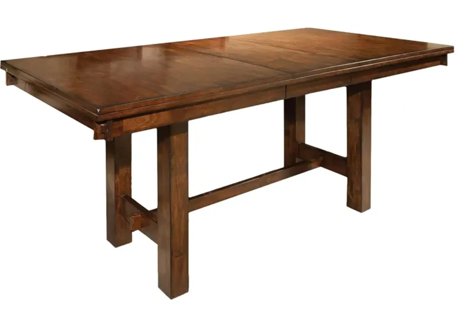 Kona Counter Height Trestle Table in Merlot by Intercon