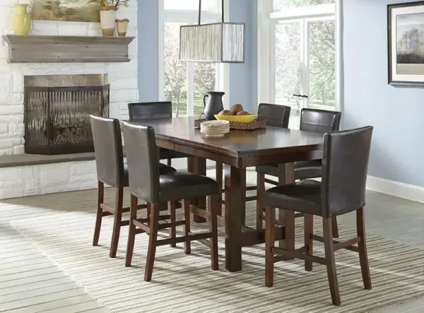 Kona Trestle 7-pc. Counter Height Dining Set