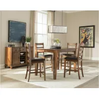 Kona Butterfly Leaf Counter Height Table in Brandy by Intercon