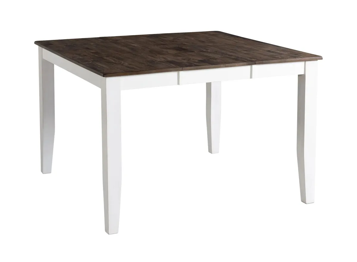 Kona Butterfly Leaf Counter Height Table in Gray and White finish by Intercon