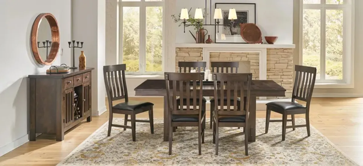 Bremerton Rectangular Dining Table with Butterfly Leaf