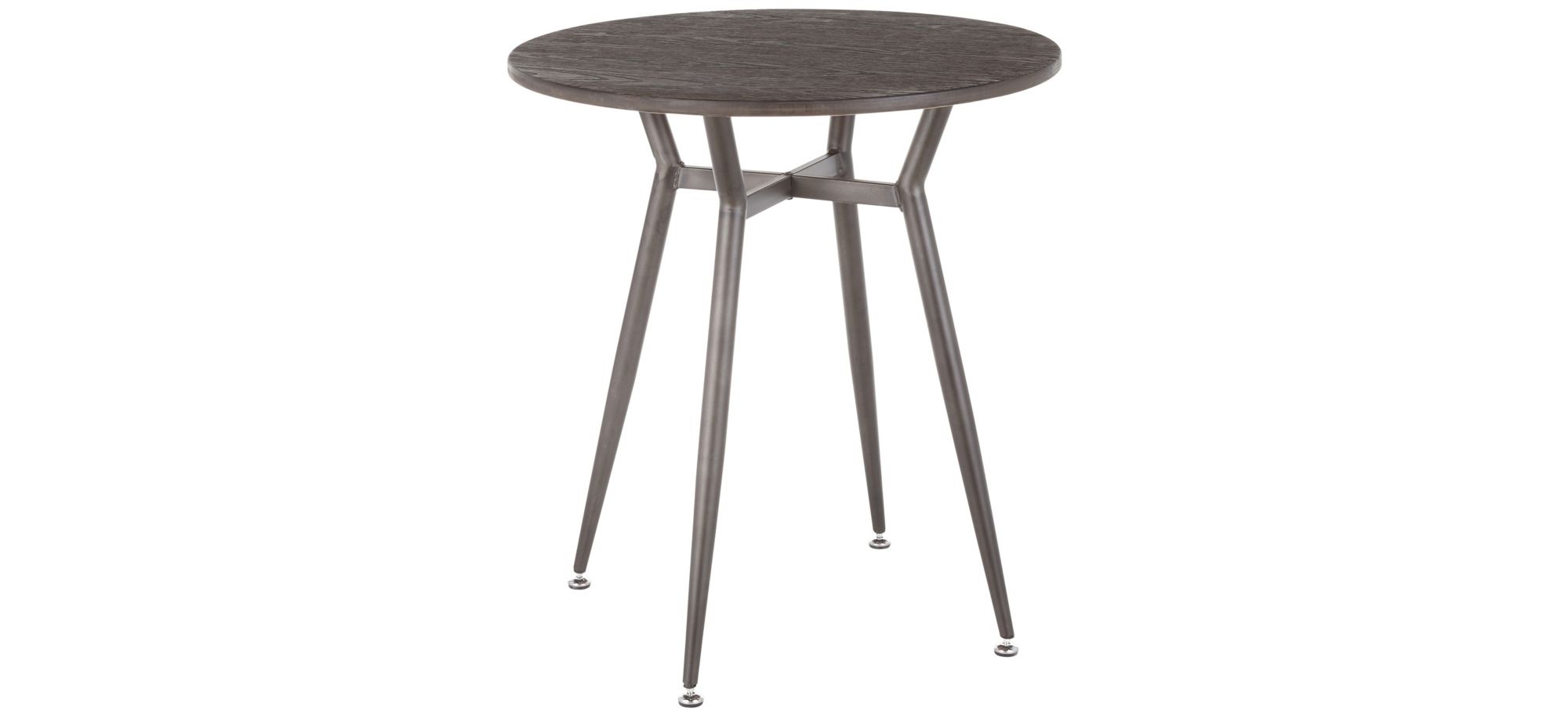 Clara Round Dining Table in Antique, Espresso by Lumisource