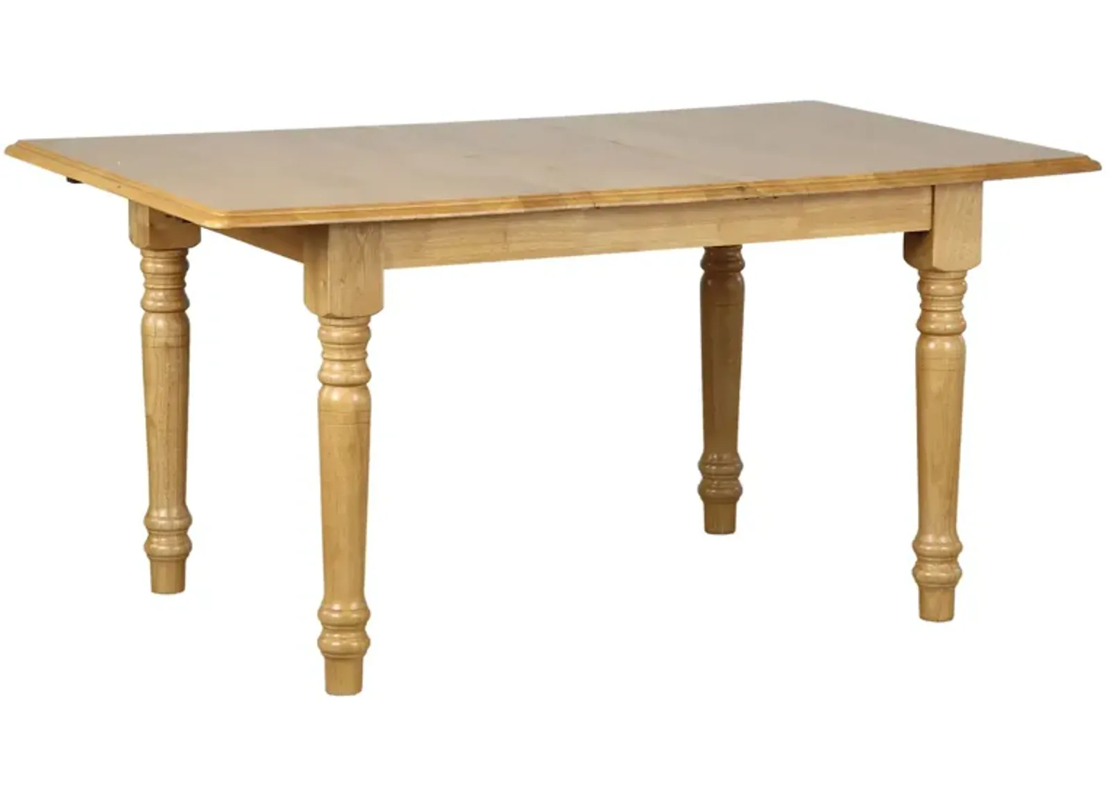 Oak Selections Butterfly Top Dining Table in Light oak finish by Sunset Trading