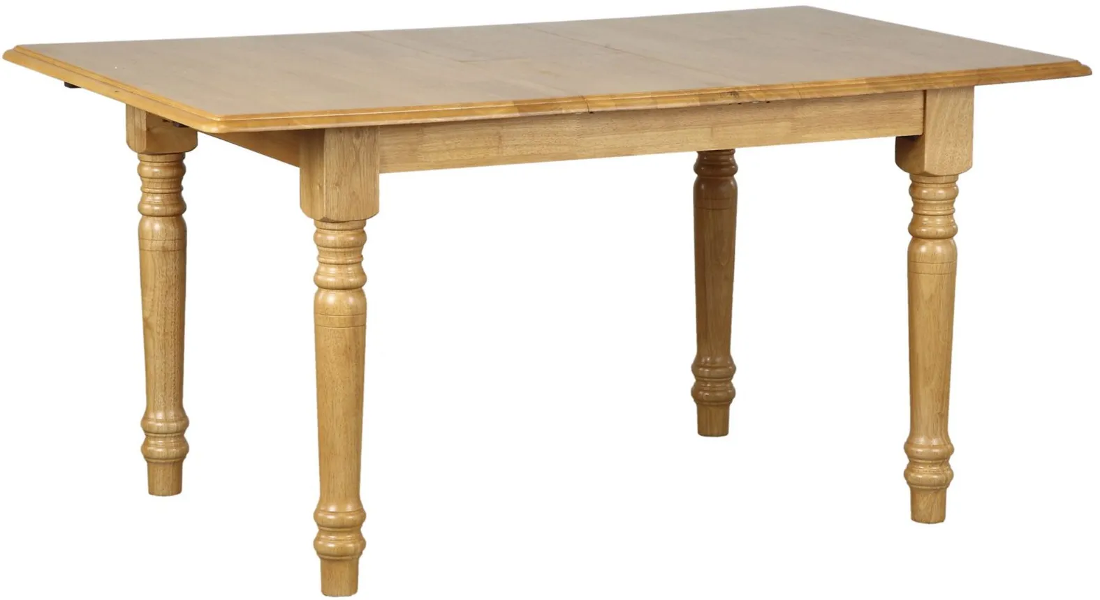 Oak Selections Butterfly Top Dining Table in Light oak finish by Sunset Trading