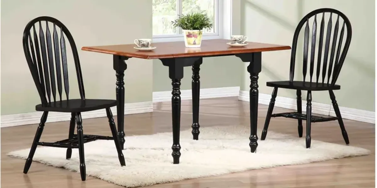 Black Cherry Selections Drop Leaf Dining Table