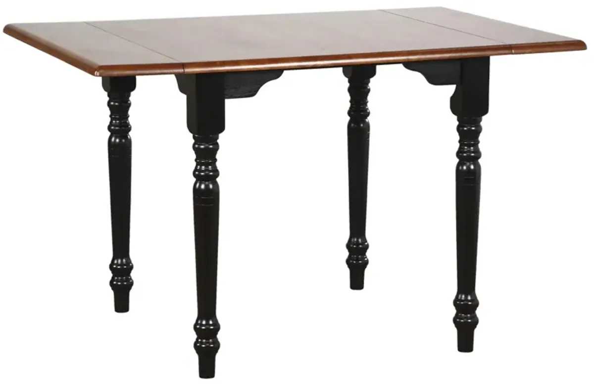 Black Cherry Selections Drop Leaf Dining Table
