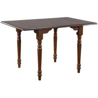 Fenway Drop Leaf Dining Table in Distressed Chestnut by Sunset Trading