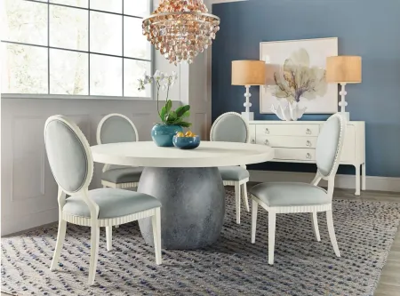 Serenity Round Dining Table in Shell Lagoon by Hooker Furniture