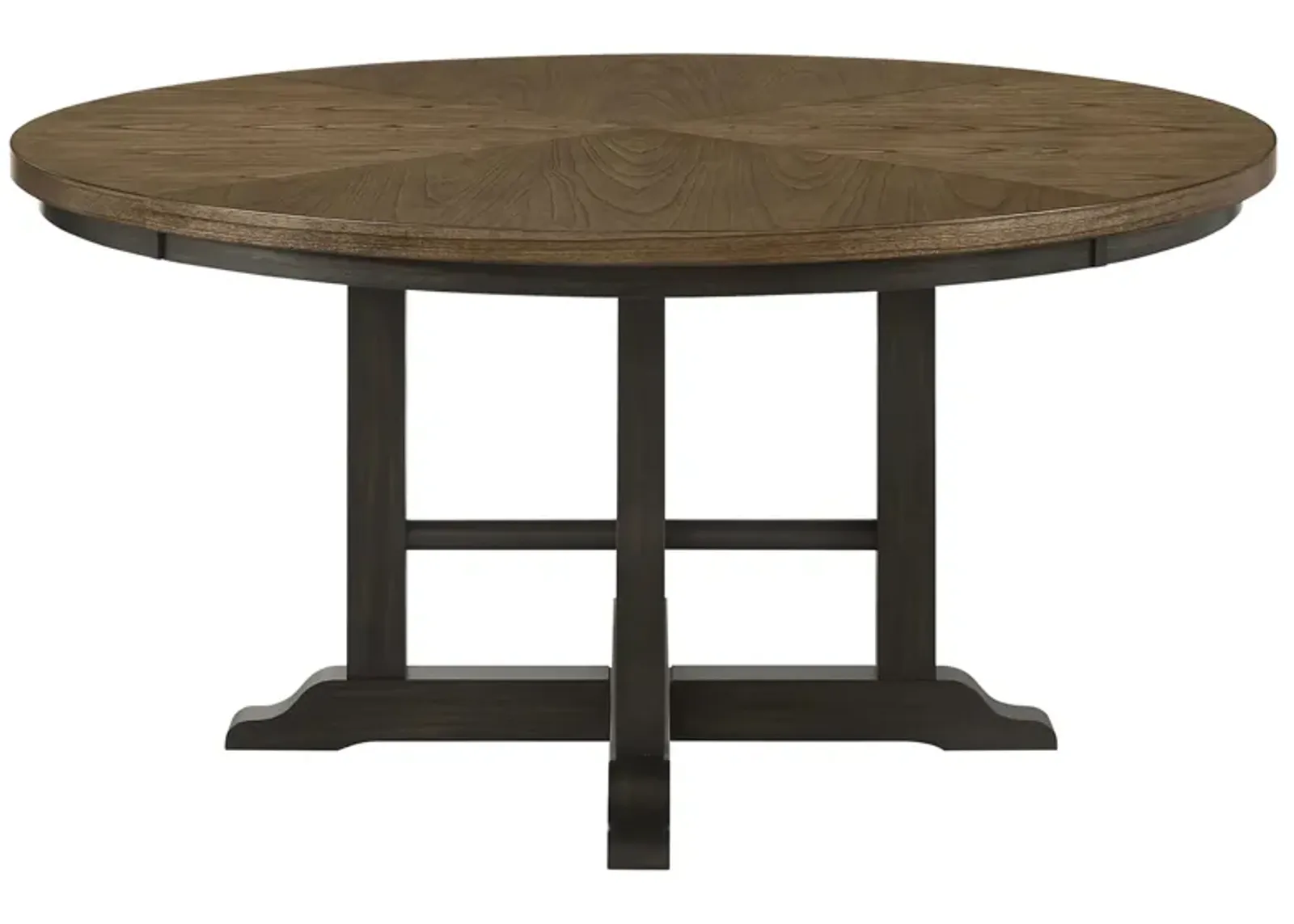 Hilara Dining Table in Nutmeg / Charcoal by Crown Mark