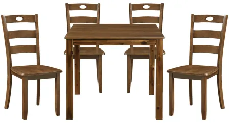 Dune 5-pc. Dining Set in Walnut by Homelegance