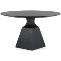 Hughes Dining Table in Washed Black by Four Hands