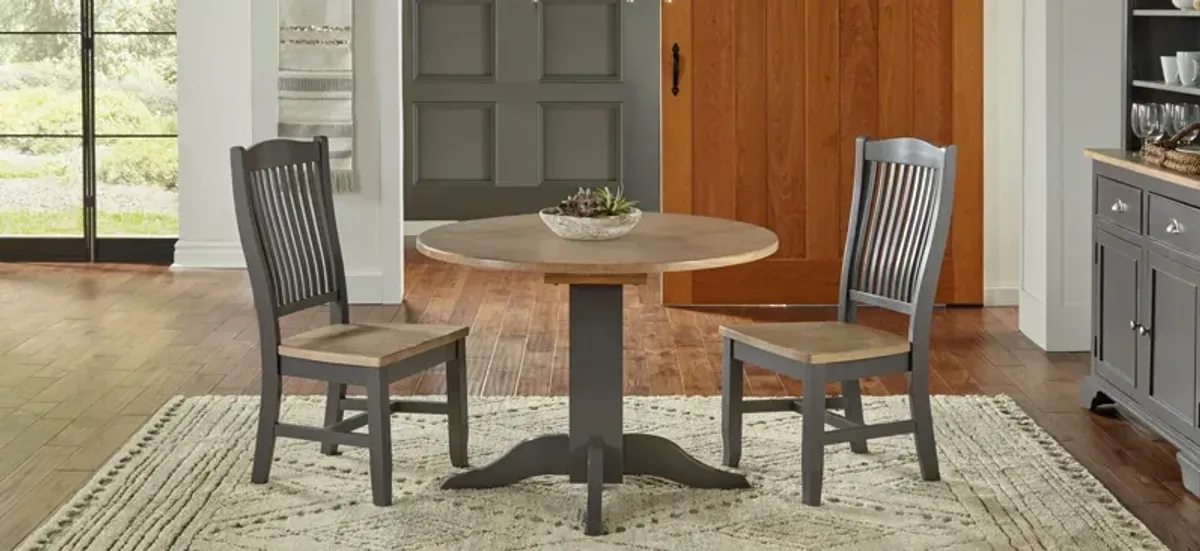 Port Townsend Round Double Drop Leaf Dining Table