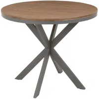X Pedestal Dinette Table in Grey by Lumisource
