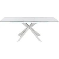 Nala Dining Table in Gray by Chintaly Imports