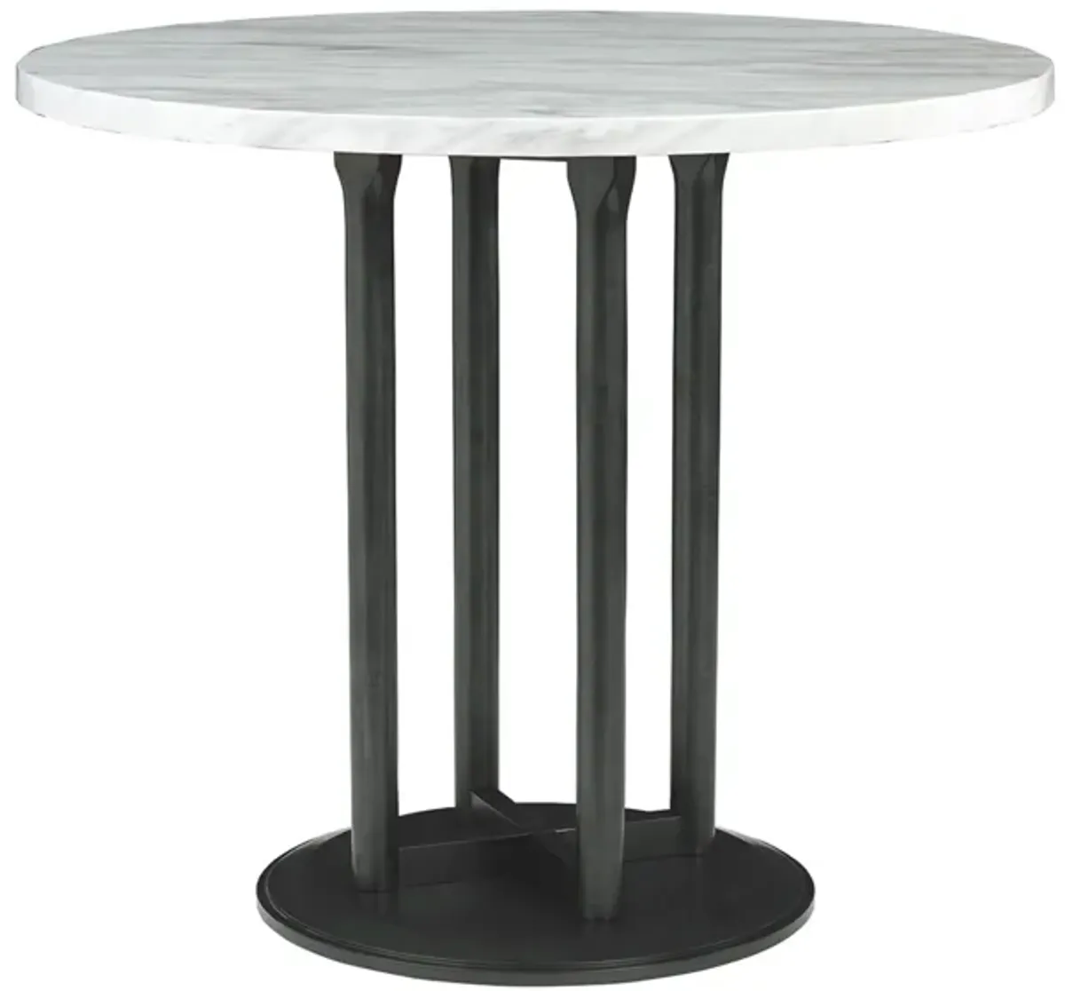 Brigham Round Counter-Height Table in Two-tone by Ashley Furniture