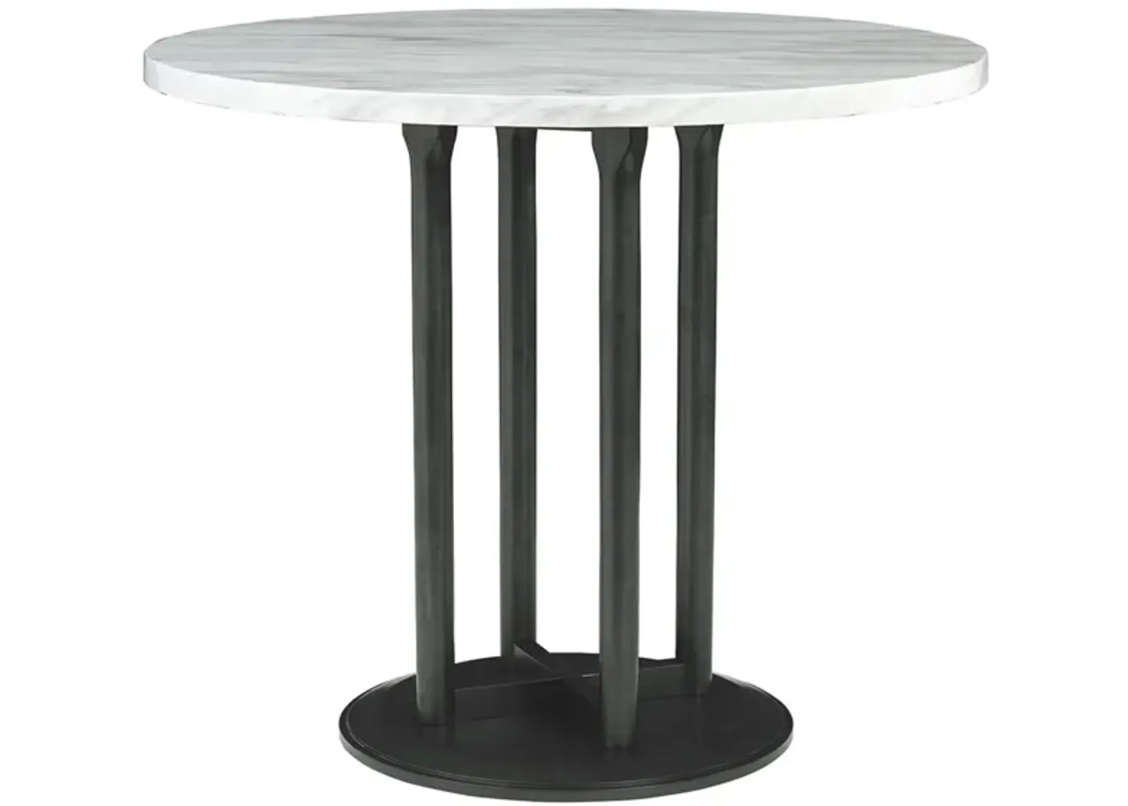 Brigham Round Counter-Height Table in Two-tone by Ashley Furniture