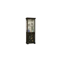 Gimlet Wine Cabinet in Black Coffee by Howard Miller Clock