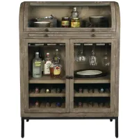 Paloma Wine & Bar Cabinet in Gray by Howard Miller Clock