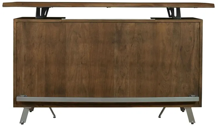 Cosmopolitan Bar in Brown by Howard Miller Clock