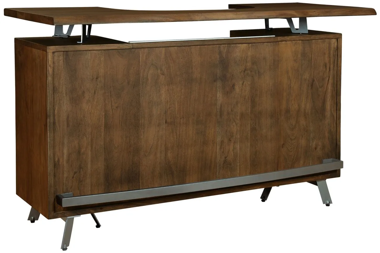 Cosmopolitan Bar in Brown by Howard Miller Clock