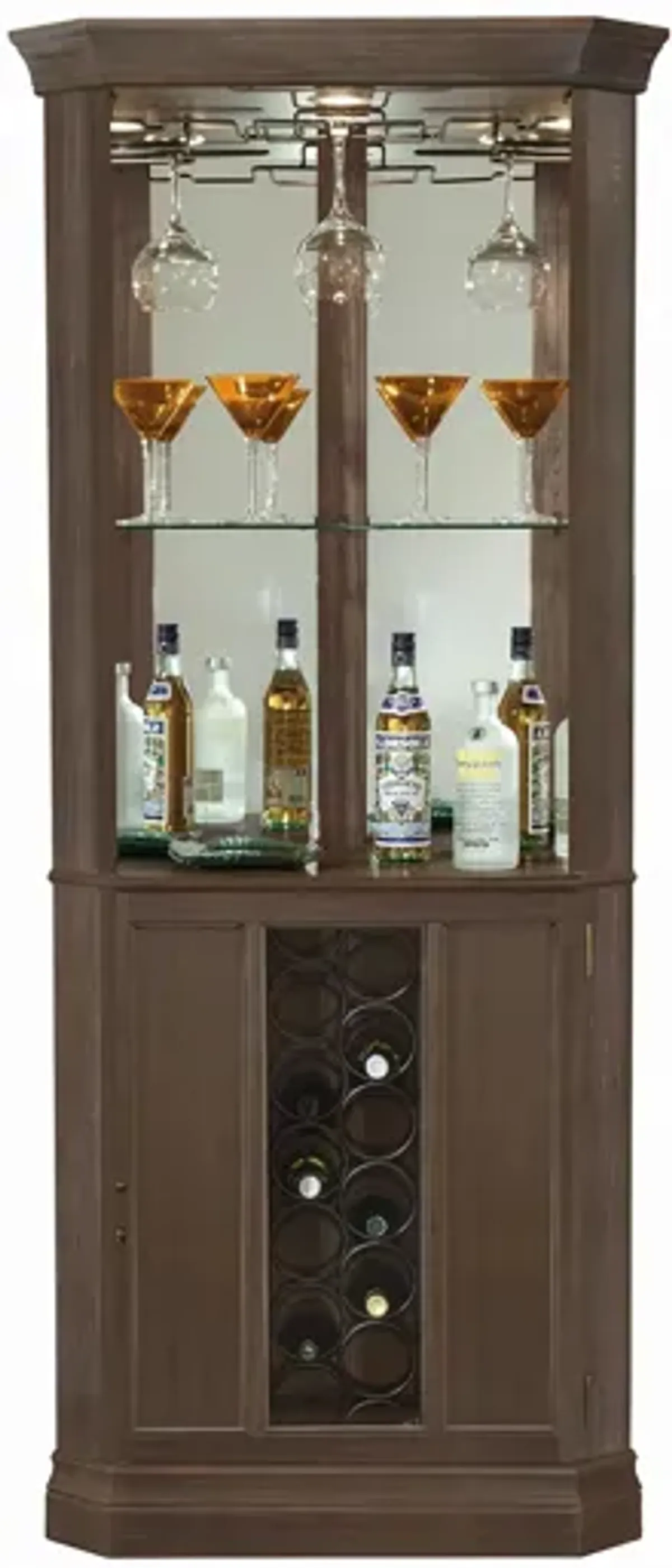 Piedmont Corner Wine Cabinet