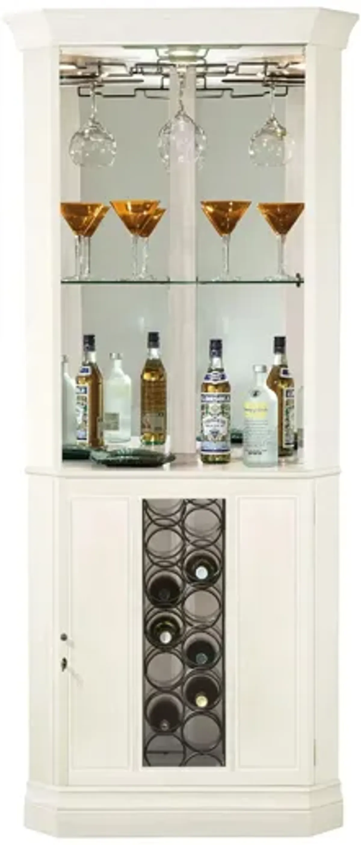 Piedmont Corner Wine Cabinet