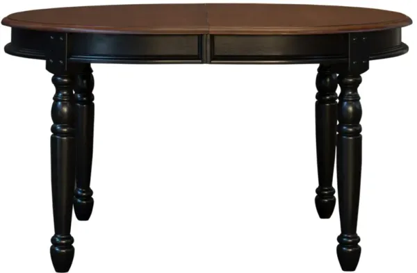 British Isles Oval Dining Table with Leaves