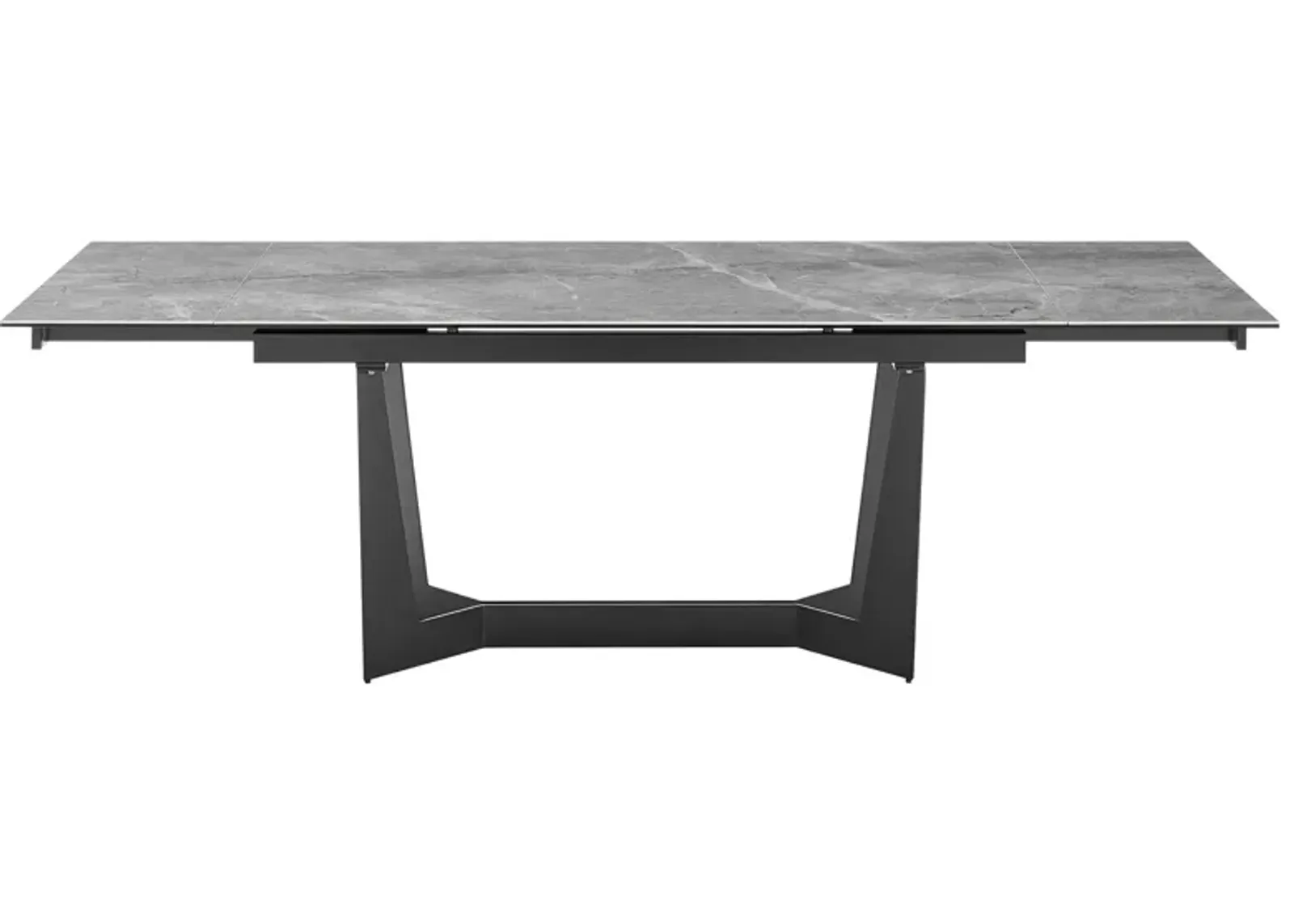 Mateo 95" Extension Table in Gray by EuroStyle