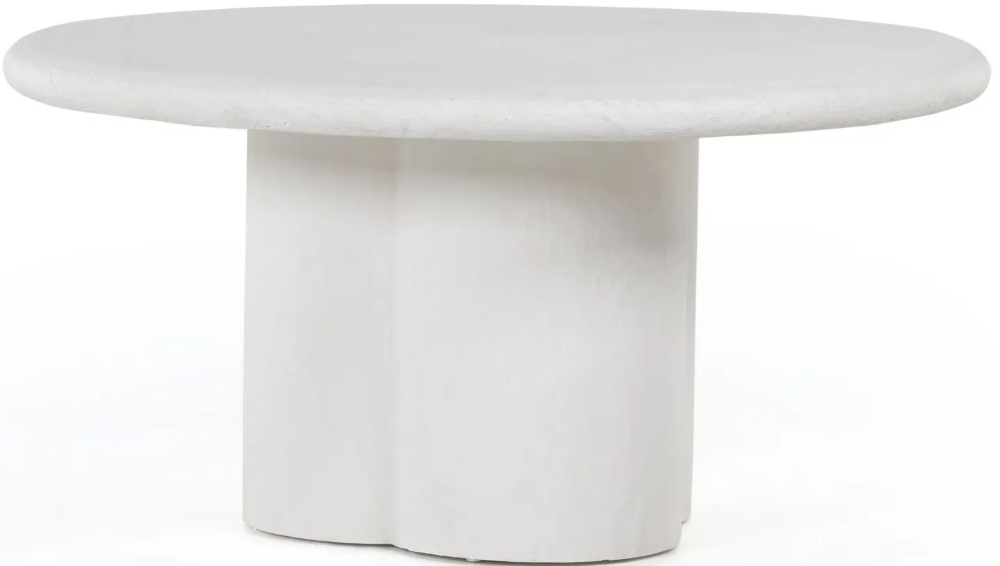 Constantine Dining Table in Plaster Molded Concrete by Four Hands