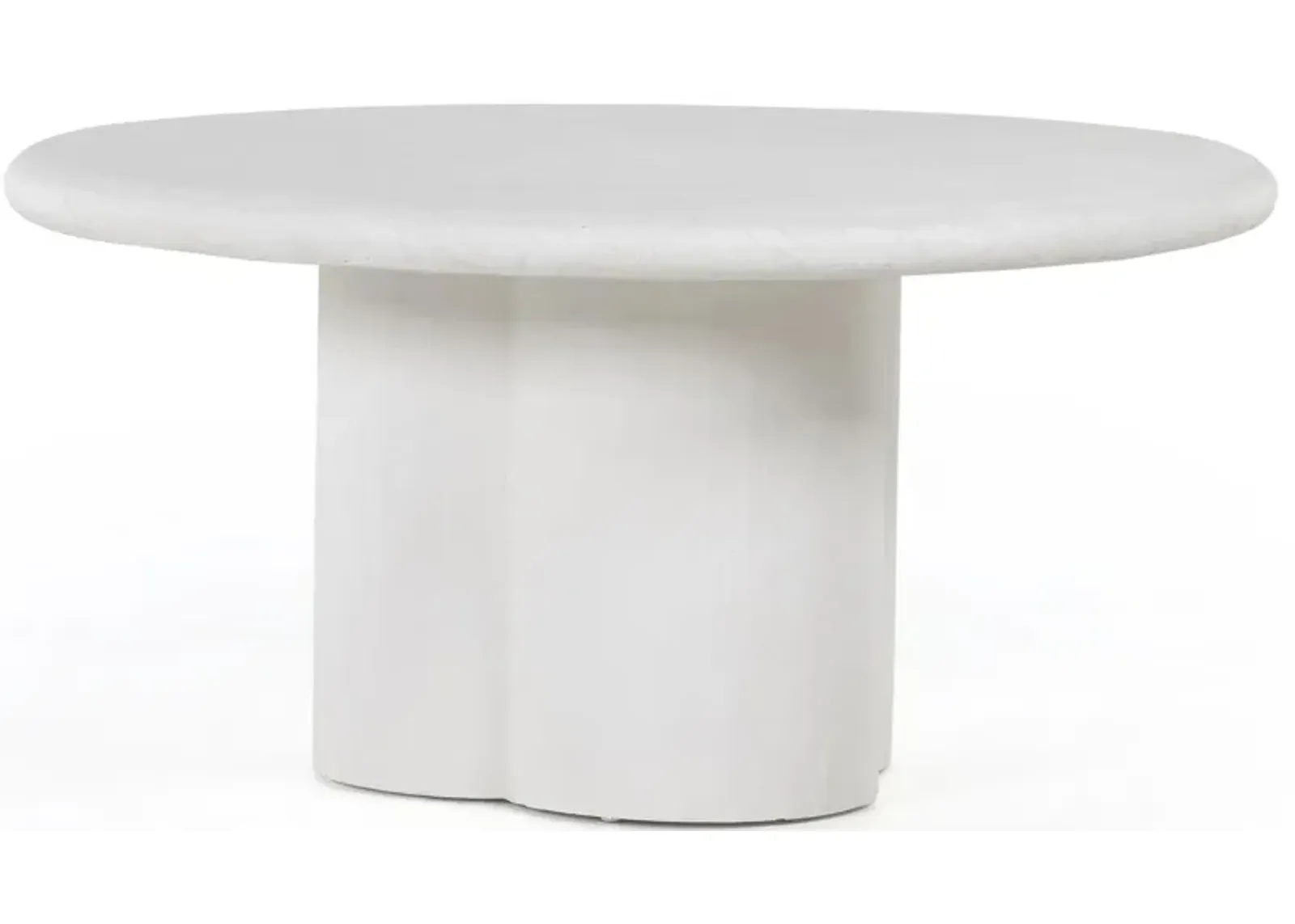 Constantine Dining Table in Plaster Molded Concrete by Four Hands