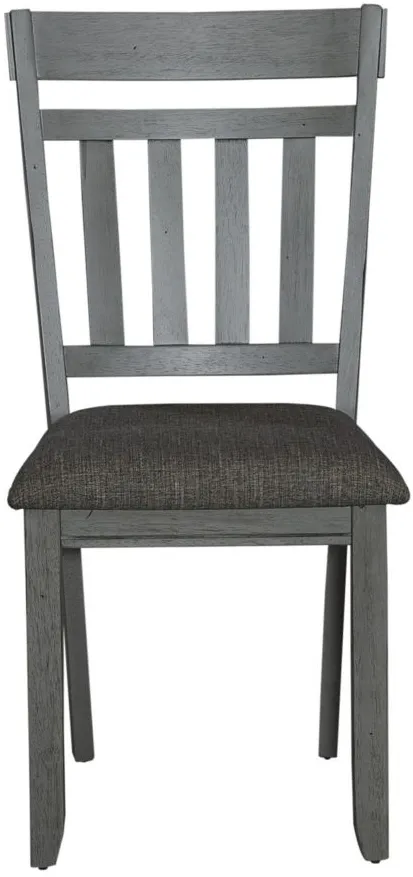 Newport Side Chair - Set of 2 in Smokey Gray by Liberty Furniture