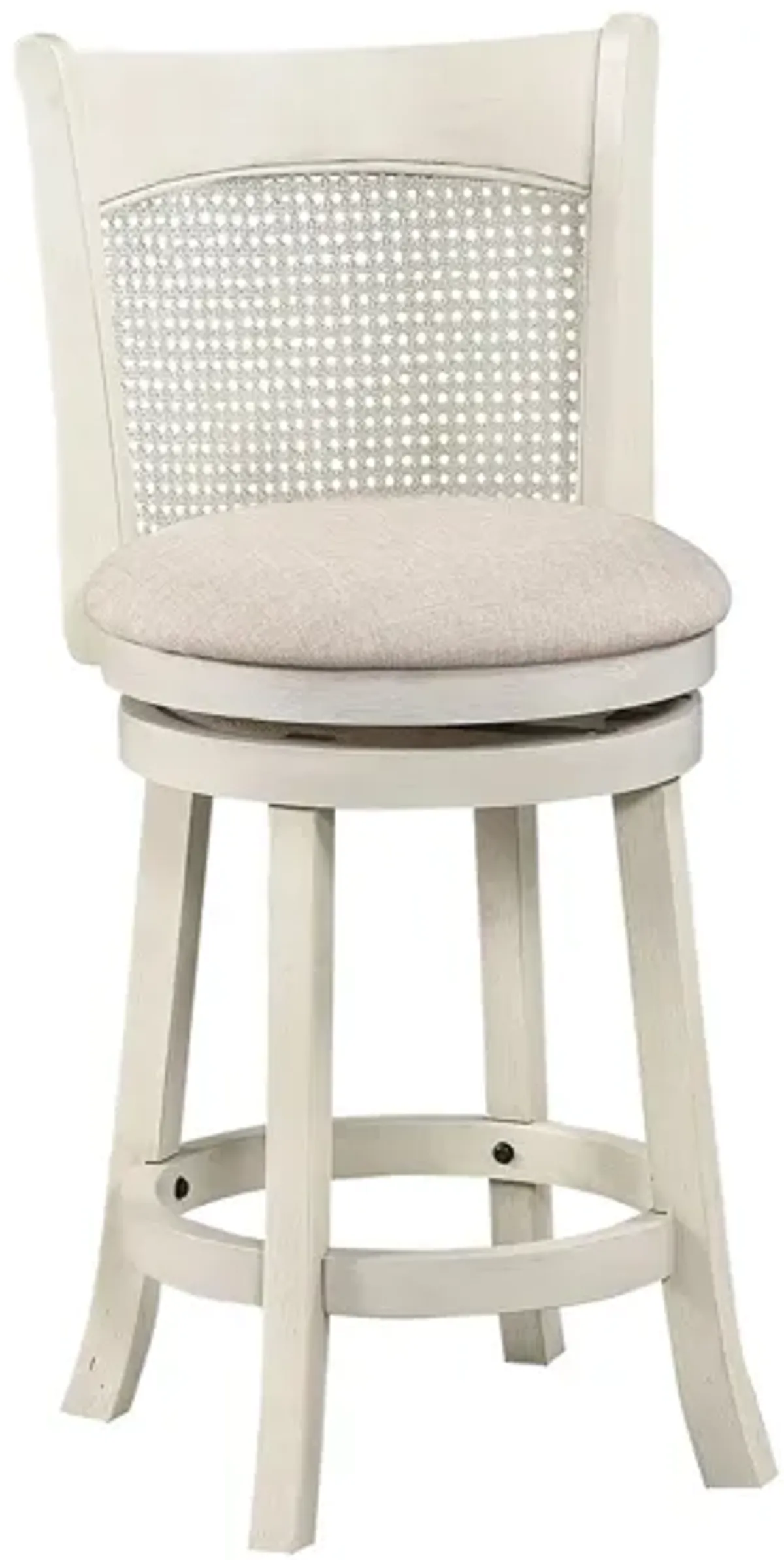 Rusaw Counter Stool in White by Avalon Furniture