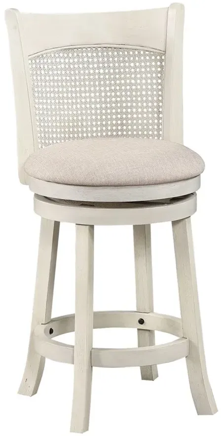Rusaw Counter Stool in White by Avalon Furniture
