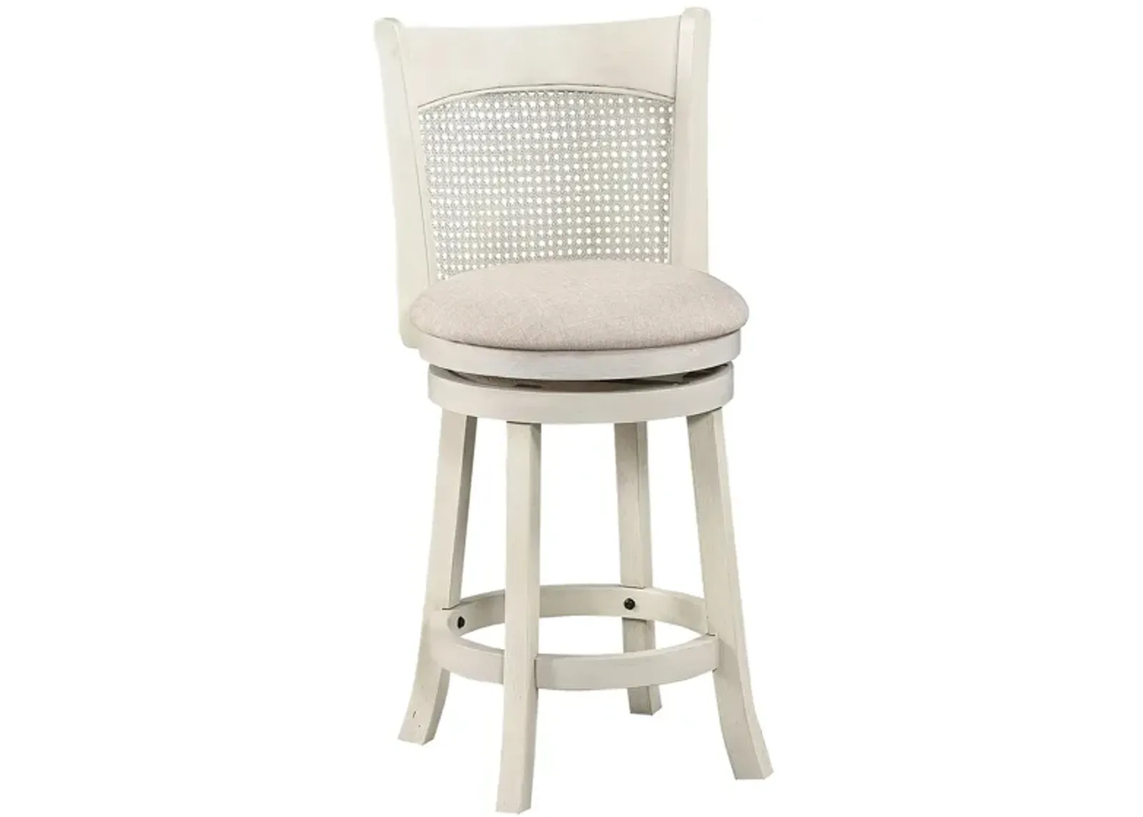 Rusaw Counter Stool in White by Avalon Furniture